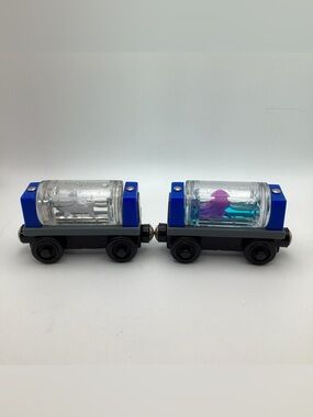 Shark & Octopus - Aquarium Cars From Thomas The Train Wooden Railway